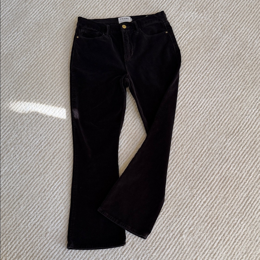 Frame velvet Black Pants